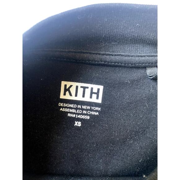Kith Logo T Shirt Black Size Small Mens - Picture 2 of 3